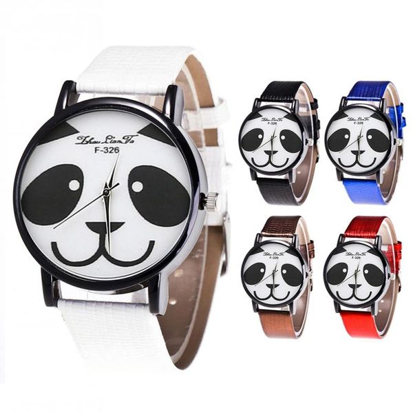 zhoulianfa fashionable panda pattern pu leather strap quartz wristwatch, Slivery;brown
zhoulianfa fashionable panda pattern pu leather strap quartz wristwatch, Slivery;brown