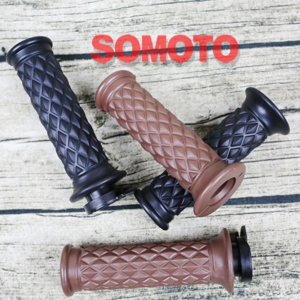 22mm universal grid vintage motorcycle rubber handle grips cafe racer refit motorbike handle bar grips with blance block
22mm universal grid vintage motorcycle rubber handle grips cafe racer refit motorbike handle bar grips with blance block