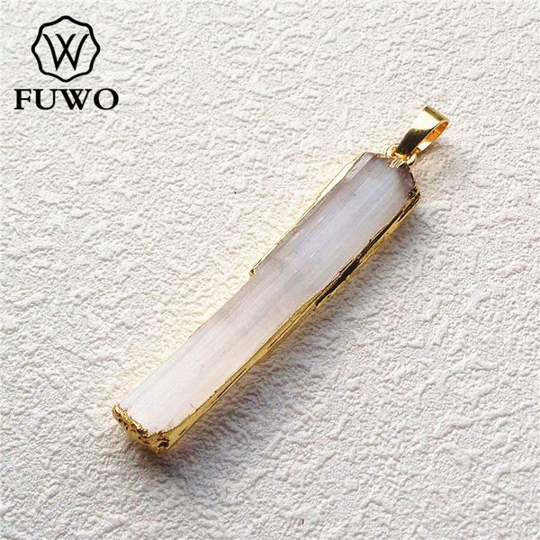 fuwo wholesale natural selenite bar pendants 24k gold electroplate crystal blade fashion women jewelry pd024, Silver
fuwo wholesale natural selenite bar pendants 24k gold electroplate crystal blade fashion women jewelry pd024, Silver