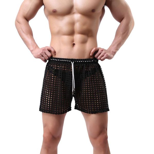 mens sleepwear shorts big mesh honeycomb net men's home pajamas shorts nylon sleep bottom mens sheer pajamas, White;black
mens sleepwear shorts big mesh honeycomb net men's home pajamas shorts nylon sleep bottom mens sheer pajamas, White;black