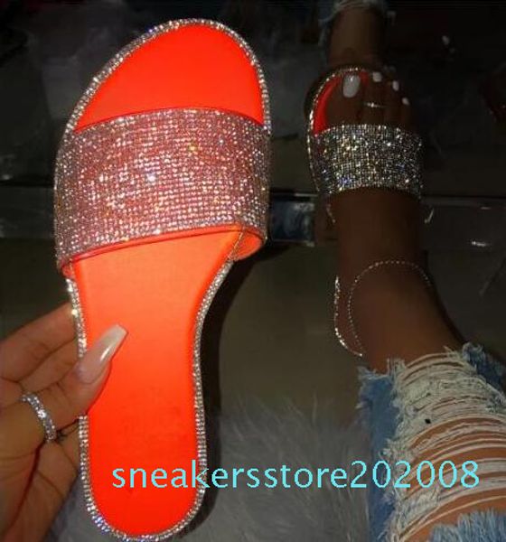 rhinestone 2019 new women fashion wild beach flip flop bright diamond flat bottom outdoor wild student sandals/slippers s08, Black 
rhinestone 2019 new women fashion wild beach flip flop bright diamond flat bottom outdoor wild student sandals/slippers s08, Black