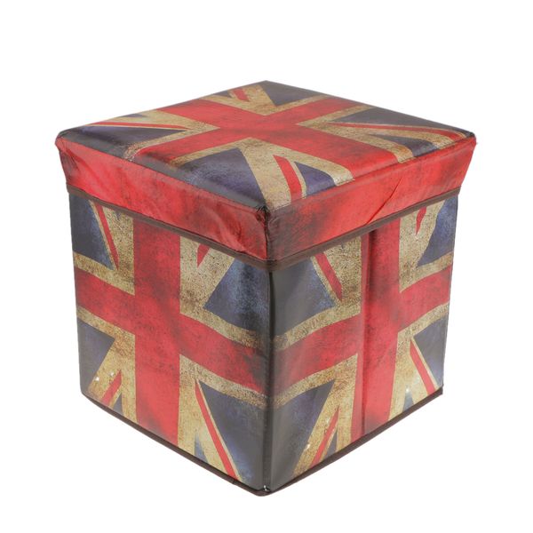 non-woven straw covering film for shoes sitting stool storage box union jack