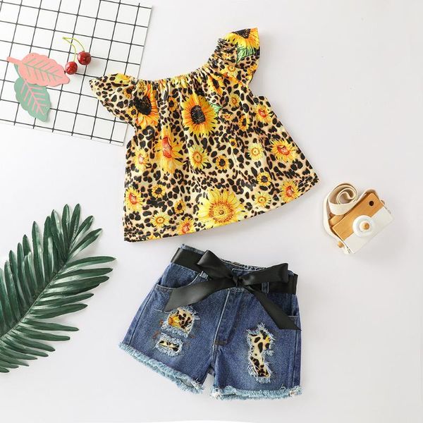 малыш kid одежда набор baby girl подсолнечника цветочные leopard повседневная футболка denim шорты outfit комплект одежды roupa infantil men, White
малыш kid одежда набор baby girl подсолнечника цветочные leopard повседневная футболка denim шорты outfit комплект одежды roupa infantil men, White