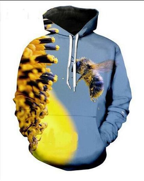 new fashion harajuku style 3d printing hoodies bee animal men women autumn and winter sweatshirt hoodies coats bwq0220, Black
new fashion harajuku style 3d printing hoodies bee animal men women autumn and winter sweatshirt hoodies coats bwq0220, Black