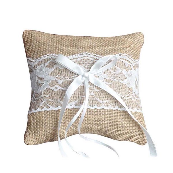 wedding ring pillow cushion vintage burlap lace decoration for bridal party ceremony pocket j2y
wedding ring pillow cushion vintage burlap lace decoration for bridal party ceremony pocket j2y