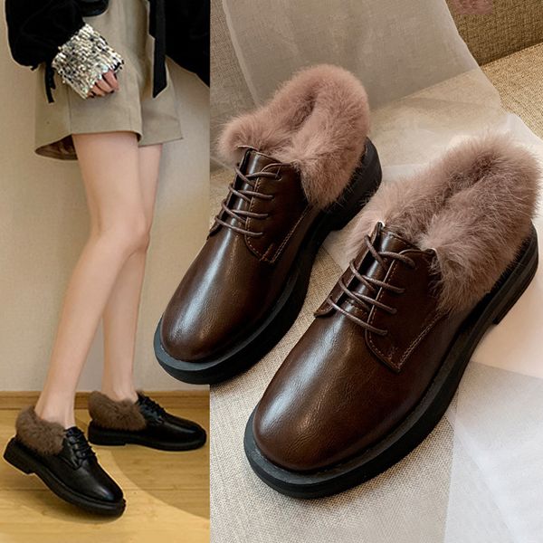 new oxford short plush shoes woman winter casual warm faux fur footwear flat shoes pu leather moccasins lace up loafers black
new oxford short plush shoes woman winter casual warm faux fur footwear flat shoes pu leather moccasins lace up loafers black