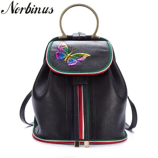 norbinus genuine embossed leather rucksack butterfly pattern travel bag daypack retro small knapsack women backpack
norbinus genuine embossed leather rucksack butterfly pattern travel bag daypack retro small knapsack women backpack