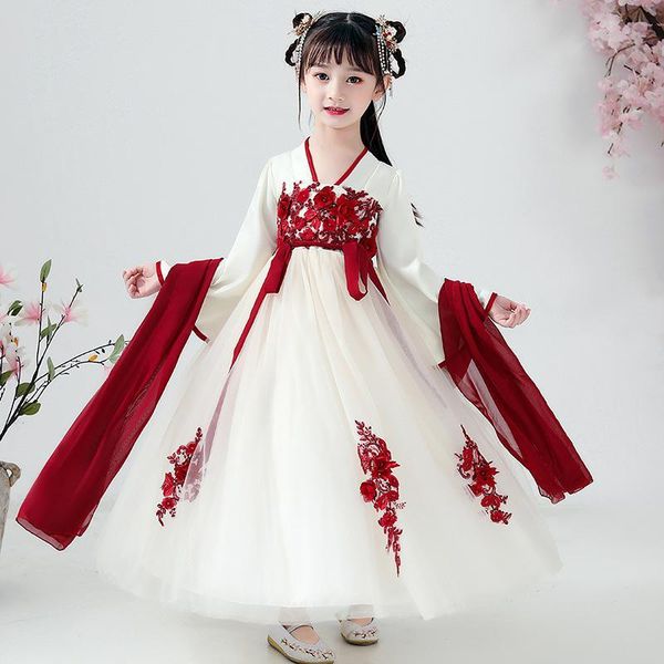 chinese style girls v-neck hanfu dress children's ancient style tang costume little girl princess hanfu dress spring autumn, Red;yellow
chinese style girls v-neck hanfu dress children's ancient style tang costume little girl princess hanfu dress spring autumn, Red;yellow