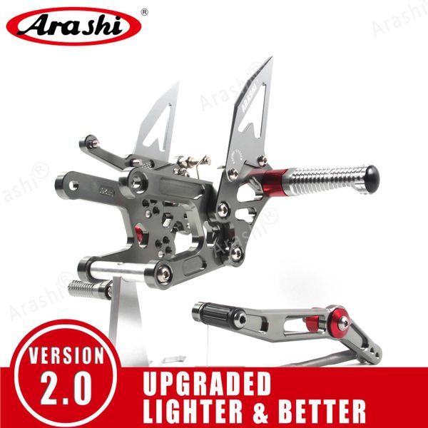 arashi cnc adjustable footrest for yzf r6 2003 - 2018 rider rearset footpegs yzf-r6 2004 2005 2006 2007 2008 2009 2010
arashi cnc adjustable footrest for yzf r6 2003 - 2018 rider rearset footpegs yzf-r6 2004 2005 2006 2007 2008 2009 2010