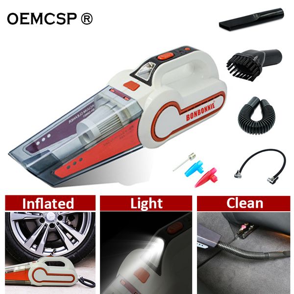 4 in 1 multifunction powerful portable vacuum cleaner measure pressure car inflator led lighting car dust cleaner inflator
4 in 1 multifunction powerful portable vacuum cleaner measure pressure car inflator led lighting car dust cleaner inflator