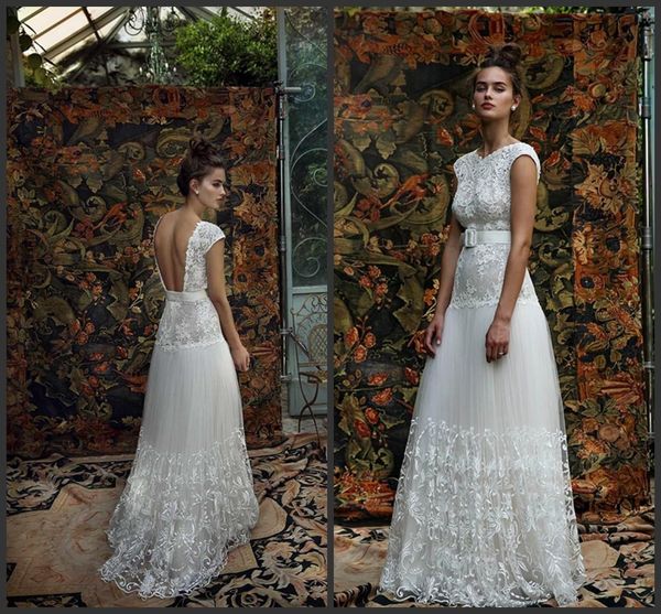 2020 new a line lace beach wedding dresses beach formal dresses backless vestido de novia girl wedding gowns, White
2020 new a line lace beach wedding dresses beach formal dresses backless vestido de novia girl wedding gowns, White
