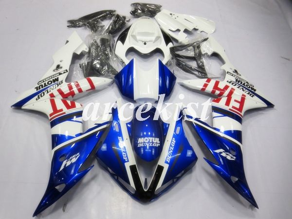 injection mold new abs motorcycle full fairings kit fits for yamaha yzf-r1 2004 2005 2006 04 05 06 bodywork set blue white
injection mold new abs motorcycle full fairings kit fits for yamaha yzf-r1 2004 2005 2006 04 05 06 bodywork set blue white