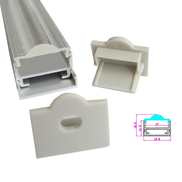 10 X 2m Sets/lot 45 Degree Beam Corner Aluminum Profile For Led Light U Type Led Channel Profile For Ceiling Mounted Light
