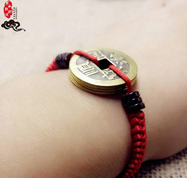 natal rat of the jupiter multicoloured red rope five emperors coins coins bracelet anklet for men and women couple evil villain, Red;blue
natal rat of the jupiter multicoloured red rope five emperors coins coins bracelet anklet for men and women couple evil villain, Red;blue