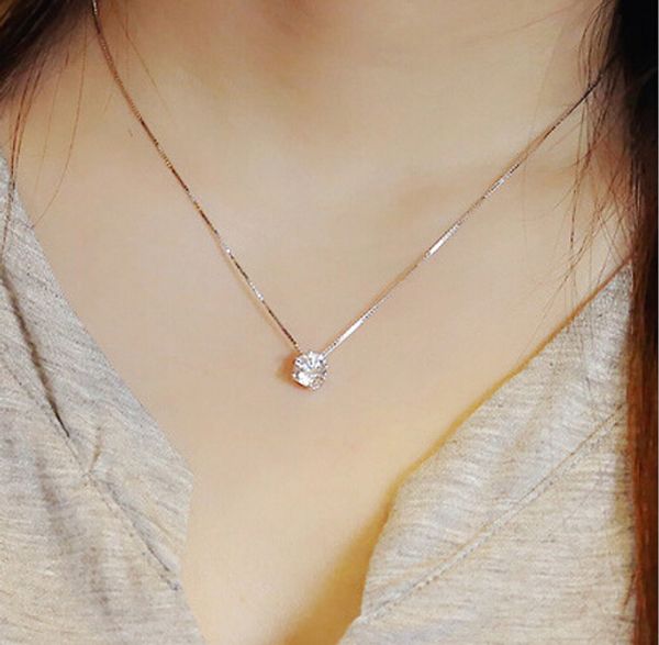 new 925 sterling silver jewelry zircon rhinestones six claw maxi necklace necklaces & pendants for women d206
new 925 sterling silver jewelry zircon rhinestones six claw maxi necklace necklaces & pendants for women d206