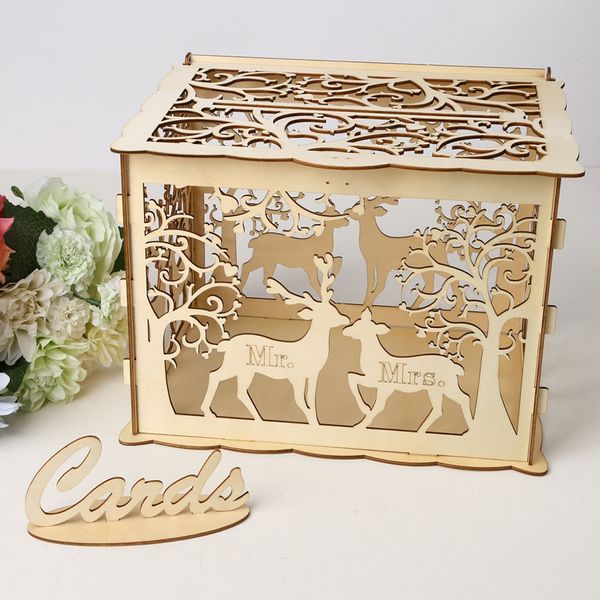 wedding card box diy hollow money card gift box for wedding baby shower party dag-ship other event party supplies
wedding card box diy hollow money card gift box for wedding baby shower party dag-ship other event party supplies