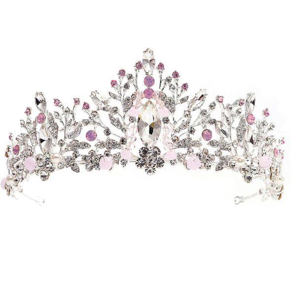 women crown pink crystal hair hoop bridal wedding headdress headwear hair band for bride bridesmaid, Golden;white
women crown pink crystal hair hoop bridal wedding headdress headwear hair band for bride bridesmaid, Golden;white