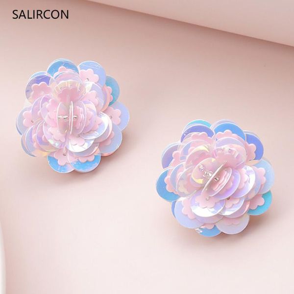 salircon korean colorful flower small stud earrings brinco fashion kpop summer multi layer crystal earring for women jewelry, Golden;silver
salircon korean colorful flower small stud earrings brinco fashion kpop summer multi layer crystal earring for women jewelry, Golden;silver