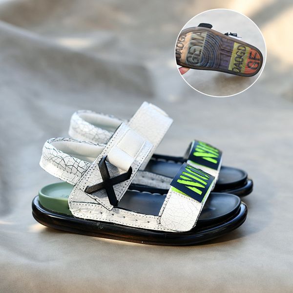 cowhide children sandals crack genuine leather kids shoes letter boys beach shoes summer girls sandals 8t, Black;red
cowhide children sandals crack genuine leather kids shoes letter boys beach shoes summer girls sandals 8t, Black;red