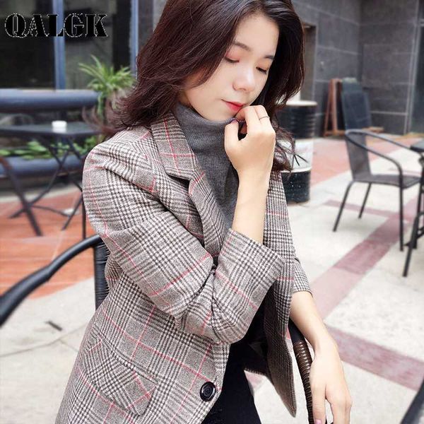 vrouwen jasje vrouwelijke herfst en winter nieuwe wollen pak pak plaid mode losse lente jas wilde ms slanke, White;black
vrouwen jasje vrouwelijke herfst en winter nieuwe wollen pak pak plaid mode losse lente jas wilde ms slanke, White;black