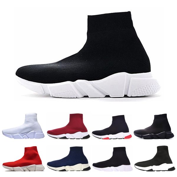 Fashion Black White Casual Shoes Designer Men Women Sock Shoes Speed Trainer Black Red Triple Black Gray Blue Socks Sport Sneakers 36-45
Fashion Black White Casual Shoes Designer Men Women Sock Shoes Speed Trainer Black Red Triple Black Gray Blue Socks Sport Sneakers 36-45