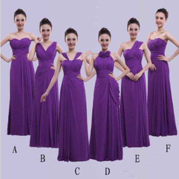 2019 floor length chiffon convertible bridesmaid dresses purple long plus size wedding party dress new, White;pink
2019 floor length chiffon convertible bridesmaid dresses purple long plus size wedding party dress new, White;pink