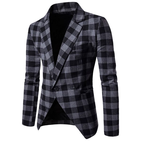 monerffi plaid blazer for men male business black blazers single breasted blazer men casual slim fit men's suit jacket, White;black
monerffi plaid blazer for men male business black blazers single breasted blazer men casual slim fit men's suit jacket, White;black