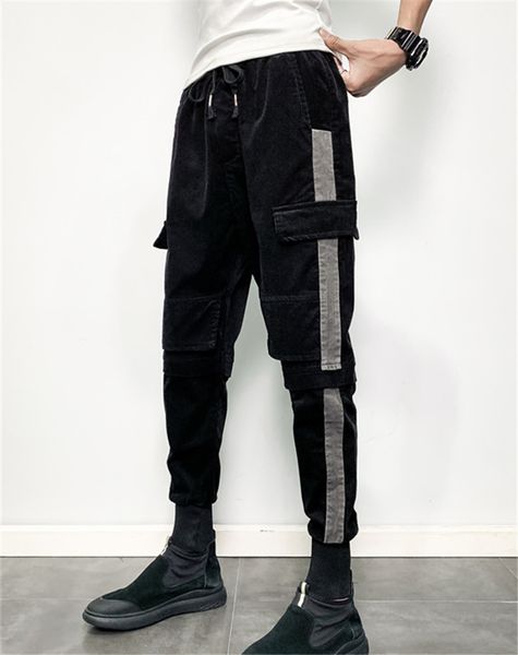 mens designer cargo pants fashion big pocket hiphop high street pencil pants loose jorgger long pants, Blue
mens designer cargo pants fashion big pocket hiphop high street pencil pants loose jorgger long pants, Blue