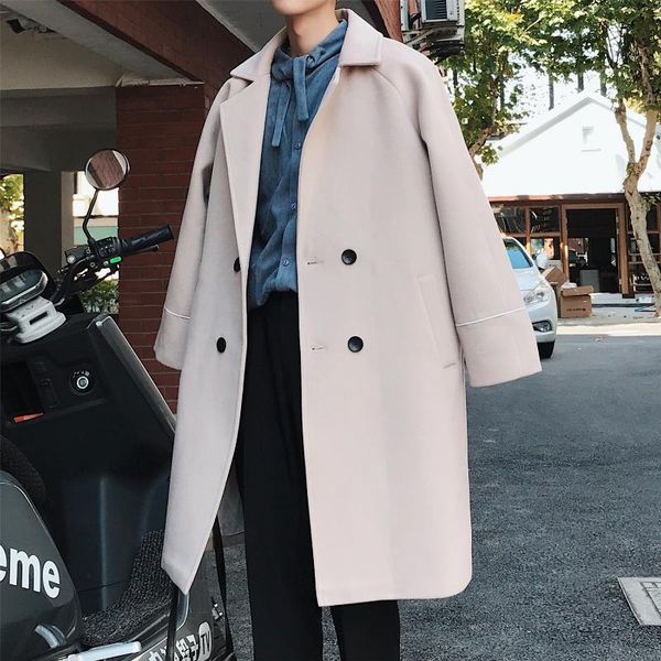 abrigos hombre invierno 2020 зимнее теплое шерстяное пальто корейский slim fit длинная линия печати куртка мужчины тренд casaco masculino, Black
abrigos hombre invierno 2020 зимнее теплое шерстяное пальто корейский slim fit длинная линия печати куртка мужчины тренд casaco masculino, Black