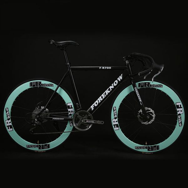 fixed gear bicycle 27speed 60 knife double disc brakes solid tire for students
fixed gear bicycle 27speed 60 knife double disc brakes solid tire for students