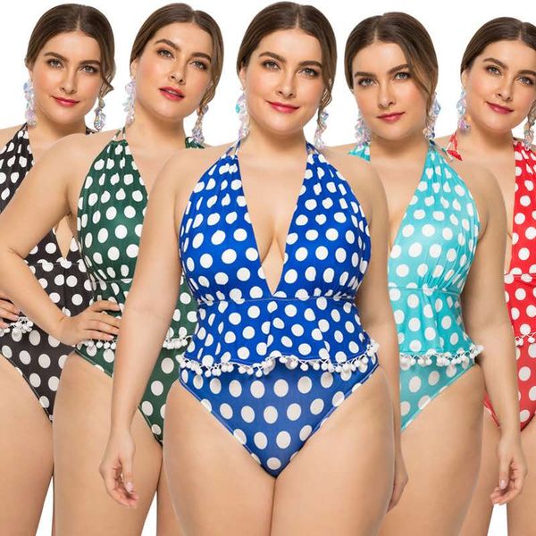polka dot bikini triangle slim one-piece swimsuit 2020 summer new backless deep v lace fashion woman swimwear plus size s-5xl, White;black
polka dot bikini triangle slim one-piece swimsuit 2020 summer new backless deep v lace fashion woman swimwear plus size s-5xl, White;black