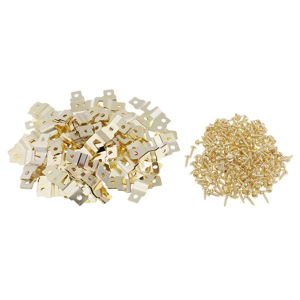 100 pieces heavy duty hanging picture p mirror oil painting frame groove slot stuck hangers hooks, 15 x 48mm / 0.59 x 1.89 inch
100 pieces heavy duty hanging picture p mirror oil painting frame groove slot stuck hangers hooks, 15 x 48mm / 0.59 x 1.89 inch