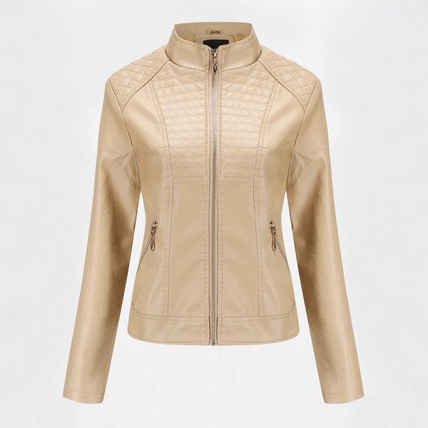 women's leather & faux 2021 fashion pu jacket women slim autumn mother casual jackets female outerwear lady locomotive and coat, Black
women's leather & faux 2021 fashion pu jacket women slim autumn mother casual jackets female outerwear lady locomotive and coat, Black