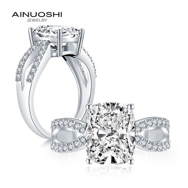 ainuoshi 925 sterling silver 3.75 ct cushion cut hallow solitaire rings engagement simulated diamond women wedding silver rings y200106, Slivery;golden
ainuoshi 925 sterling silver 3.75 ct cushion cut hallow solitaire rings engagement simulated diamond women wedding silver rings y200106, Slivery;golden