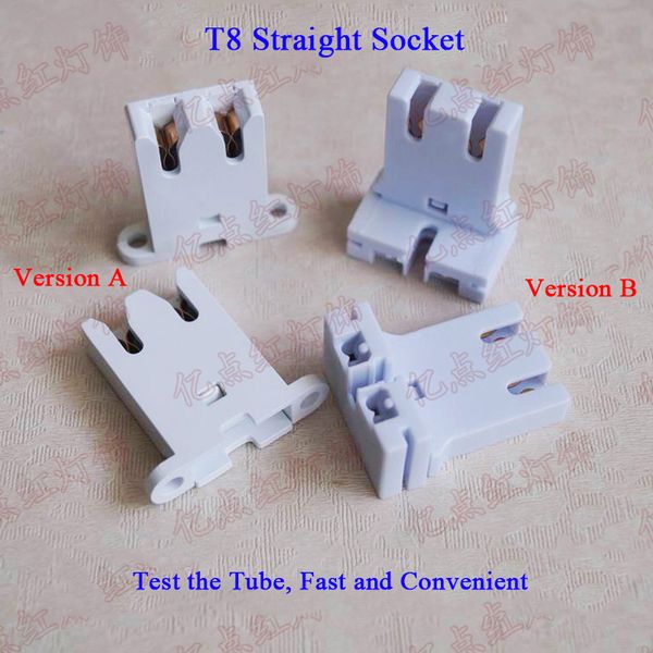 T8 Straight Socket Quick Inline Aging Test G13 Lamp Holder LED Fluorescent Lamp Holder LED Tube Fittings
T8 Straight Socket Quick Inline Aging Test G13 Lamp Holder LED Fluorescent Lamp Holder LED Tube Fittings