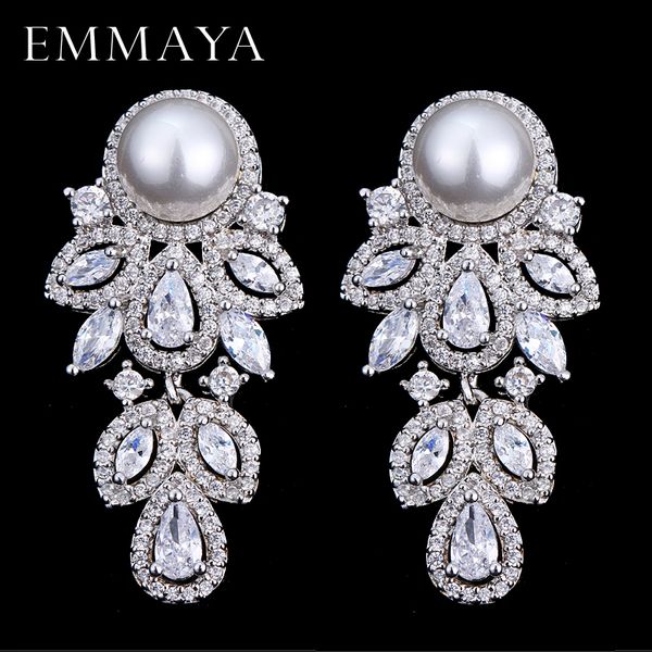 emmaya fashion pearl earring new austrian crystal cz crystal stud earrings jewelry for women mom gift, Golden
emmaya fashion pearl earring new austrian crystal cz crystal stud earrings jewelry for women mom gift, Golden