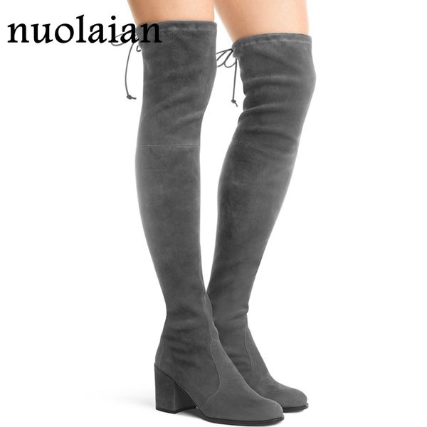 women's thigh high boots fur suede leather winter boot over the knee snow shoe woman high heels boots lady motorcycle, Black
women's thigh high boots fur suede leather winter boot over the knee snow shoe woman high heels boots lady motorcycle, Black