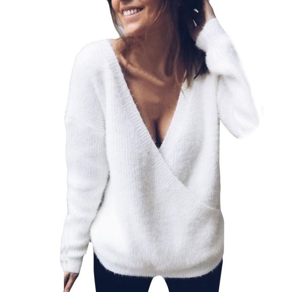 chamsgend new arrival fashion women v-neck long sleeve knitted pullover loose sweater jumper knitwear woman sweater c301016, White;black
chamsgend new arrival fashion women v-neck long sleeve knitted pullover loose sweater jumper knitwear woman sweater c301016, White;black