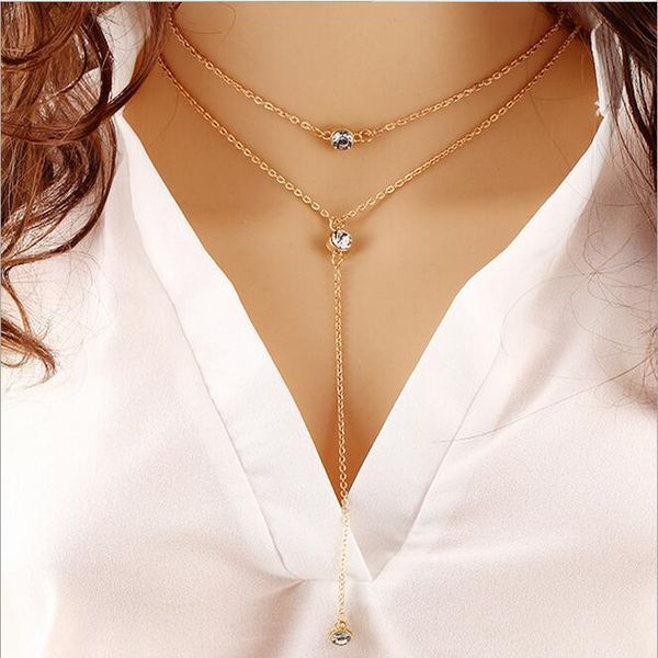 europe and america fashion crystal sequin necklace elegant trend multilayer metal pendant choker accessories women's, Silver
europe and america fashion crystal sequin necklace elegant trend multilayer metal pendant choker accessories women's, Silver