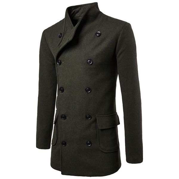 men's jackets england style solid color double-breasted warm coat long sleeve lapel pocket long jacket, Black;brown
men's jackets england style solid color double-breasted warm coat long sleeve lapel pocket long jacket, Black;brown