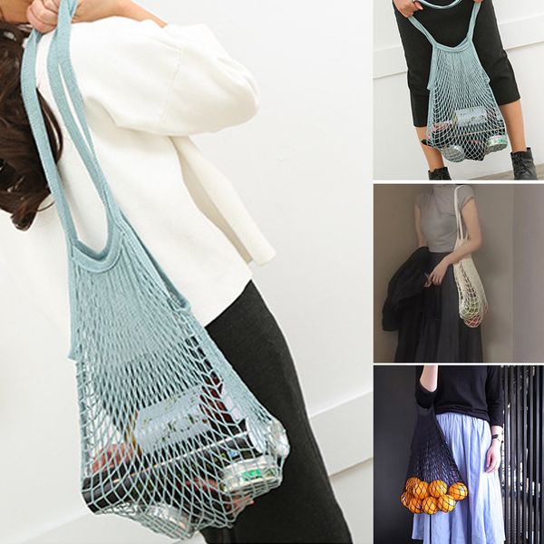fruit vegetables shopping bags shopper tote mesh net woven cotton shoulder shopping bag hand home storage bag
fruit vegetables shopping bags shopper tote mesh net woven cotton shoulder shopping bag hand home storage bag