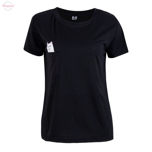 summer men women pocket cat ptint t shirt fashion casual cotton loose short sleeveless o neck shirt, White
summer men women pocket cat ptint t shirt fashion casual cotton loose short sleeveless o neck shirt, White