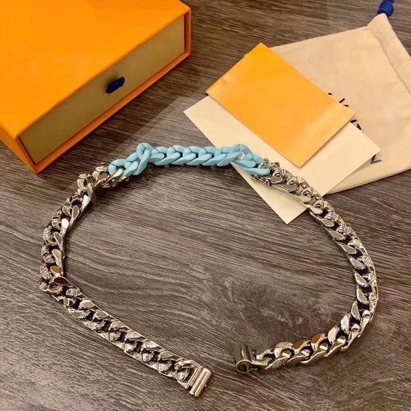 latest french designed luxury hip hop street men and women bracelets sculpture ceramics monogram inscription splicing necklace jewelry, Silver
latest french designed luxury hip hop street men and women bracelets sculpture ceramics monogram inscription splicing necklace jewelry, Silver
