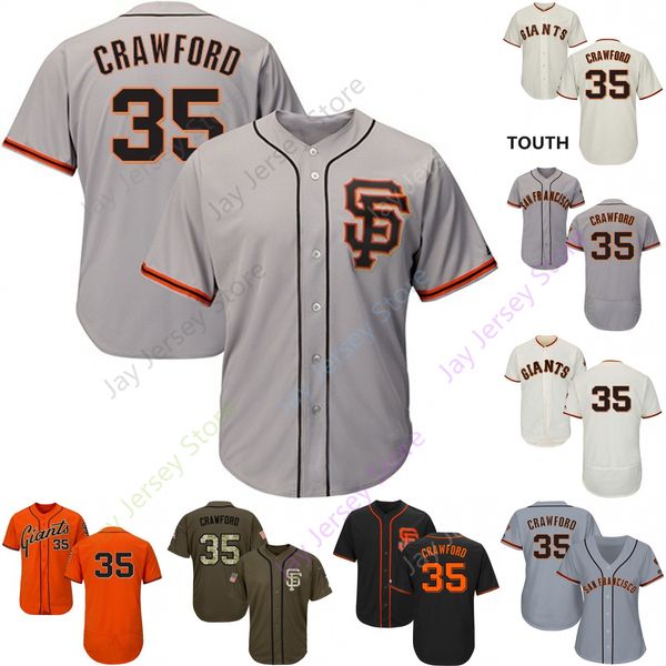 Custom San Francisco 35 Brandon Crawford Jersey Giants Jerseys Cool Base Flexbase White Black Red Grey Home Away Men Women Youth Cheap
Custom San Francisco 35 Brandon Crawford Jersey Giants Jerseys Cool Base Flexbase White Black Red Grey Home Away Men Women Youth Cheap