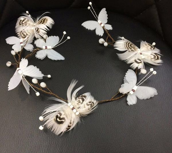 handmade feather butterfly shape animal headband bride bride wedding headdress hair jewelry manufacturers, Golden;white
handmade feather butterfly shape animal headband bride bride wedding headdress hair jewelry manufacturers, Golden;white