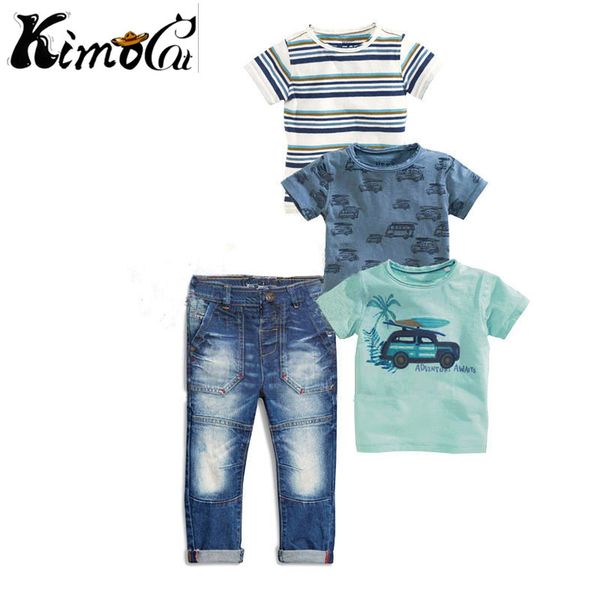 kimocat new kids clothes summer boys clothes 4pcs short sleeve t-shirt boy car four single t jeans suit, White
kimocat new kids clothes summer boys clothes 4pcs short sleeve t-shirt boy car four single t jeans suit, White
