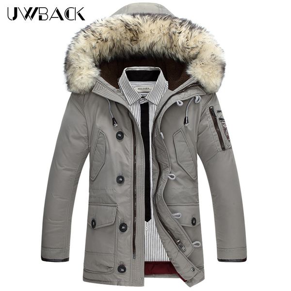 uwback 100% wool fur collar hooded long men down jacket 2016 duck down jacket men plus size 4xl thick winter coat caa223, Black 
uwback 100% wool fur collar hooded long men down jacket 2016 duck down jacket men plus size 4xl thick winter coat caa223, Black