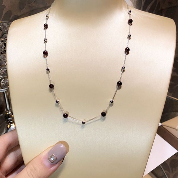 red trees brand real 925 sterling silver choker necklace fine jewelry fashion red garnet necklace for women
red trees brand real 925 sterling silver choker necklace fine jewelry fashion red garnet necklace for women
