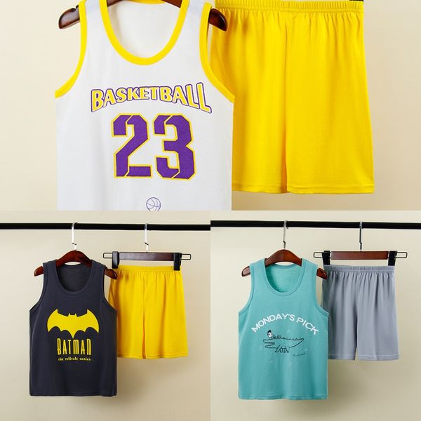 children's vest set cartoon cotton sleeveless clothes vest home clothing shorts home clothes two-piece set, Blue
children's vest set cartoon cotton sleeveless clothes vest home clothing shorts home clothes two-piece set, Blue