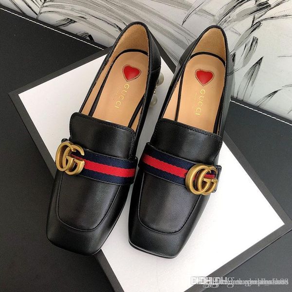 genuine leather ladies shoes dress shoes wedding party party casual shoe classic pearl and luxury women's shoes size 35-40, Black
genuine leather ladies shoes dress shoes wedding party party casual shoe classic pearl and luxury women's shoes size 35-40, Black